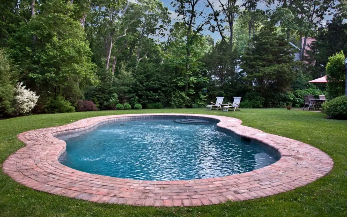 Pool in Backyard