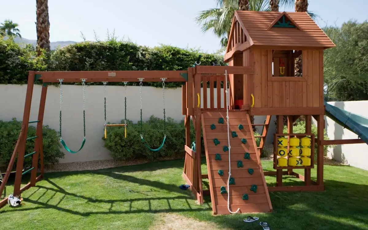 backyard swing set