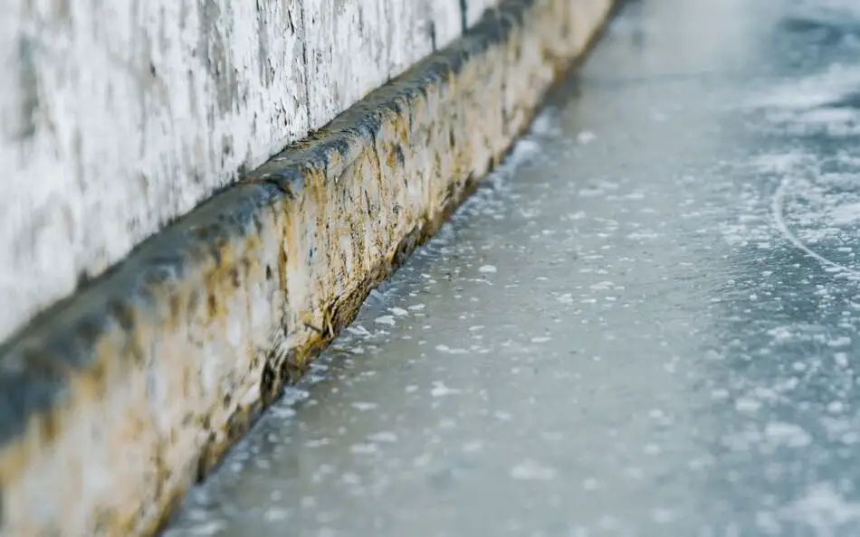Ice Rink concrete wall