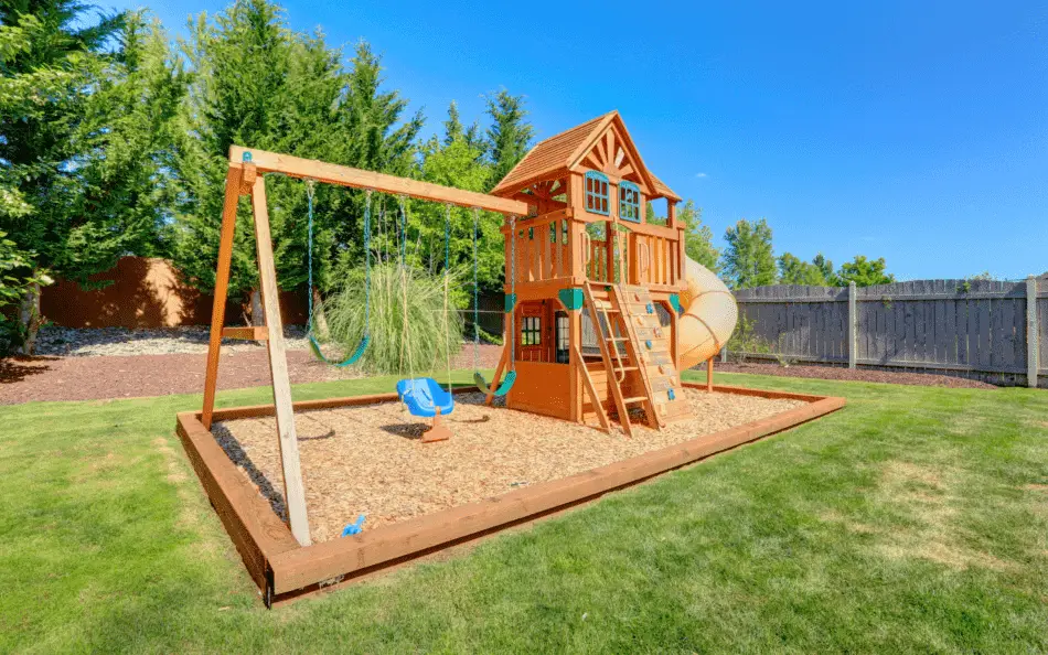 What to Put Under a Backyard Playground?