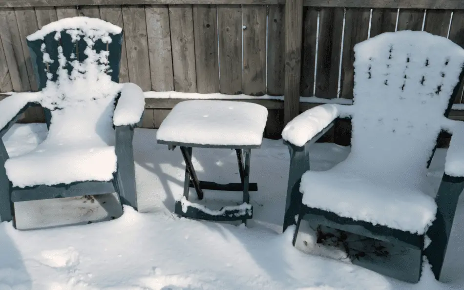 Why You Should Not Leave Patio Furniture Out in the Winter